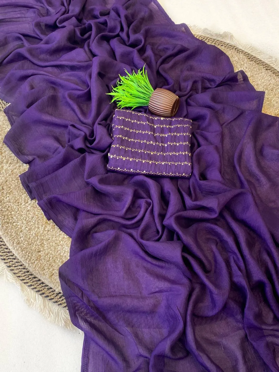 Beautiful SS180 Crush Rangoli Silk Sequence Work Saree Online Shopping 2026