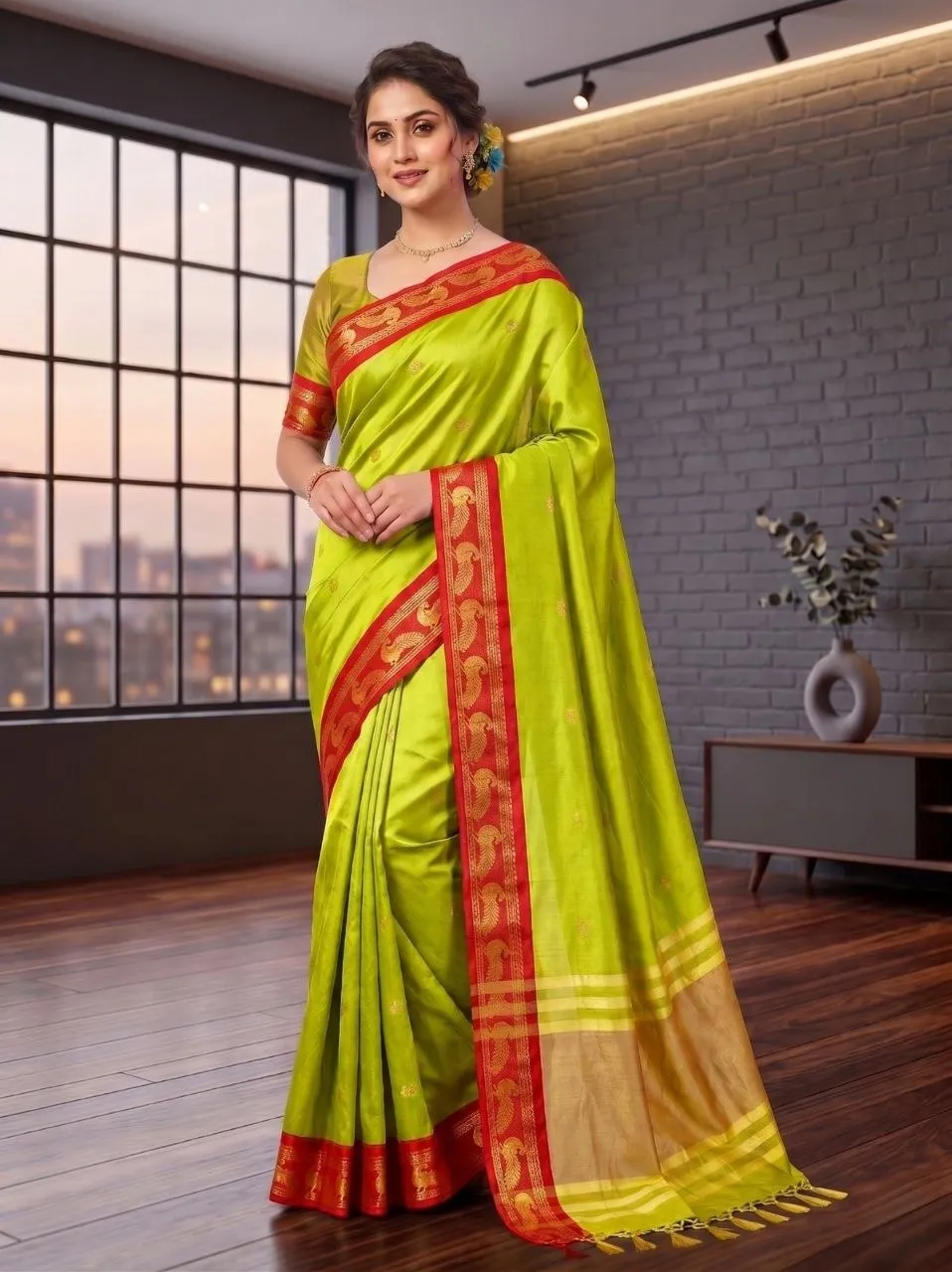 Beautiful SS180 Morpankh Mercerised Silk Zari Work In Manufacturers Surat 2026