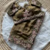 Launching MHV Mira Khadi Moss Silk Embroidery Wedding Saree Online 2026