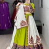 Buy WMT 8050 Rayon Cotton Gamthi Mirror Work Tranding Navratri Collection 2026