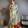 Launching Laxmi 1055 Banarasi Tissue Work Fesival & Wedding Saree Wholesale Surat 2026