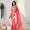 Latest Laxmi 1061 Linan Cotton Silk Weaving Zari Work Saree Wholesale Surat 2026