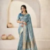Launching Laxmi 1062 Linan Cotton Silk Weaving Party Wear Saree Wholesale Surat 2026