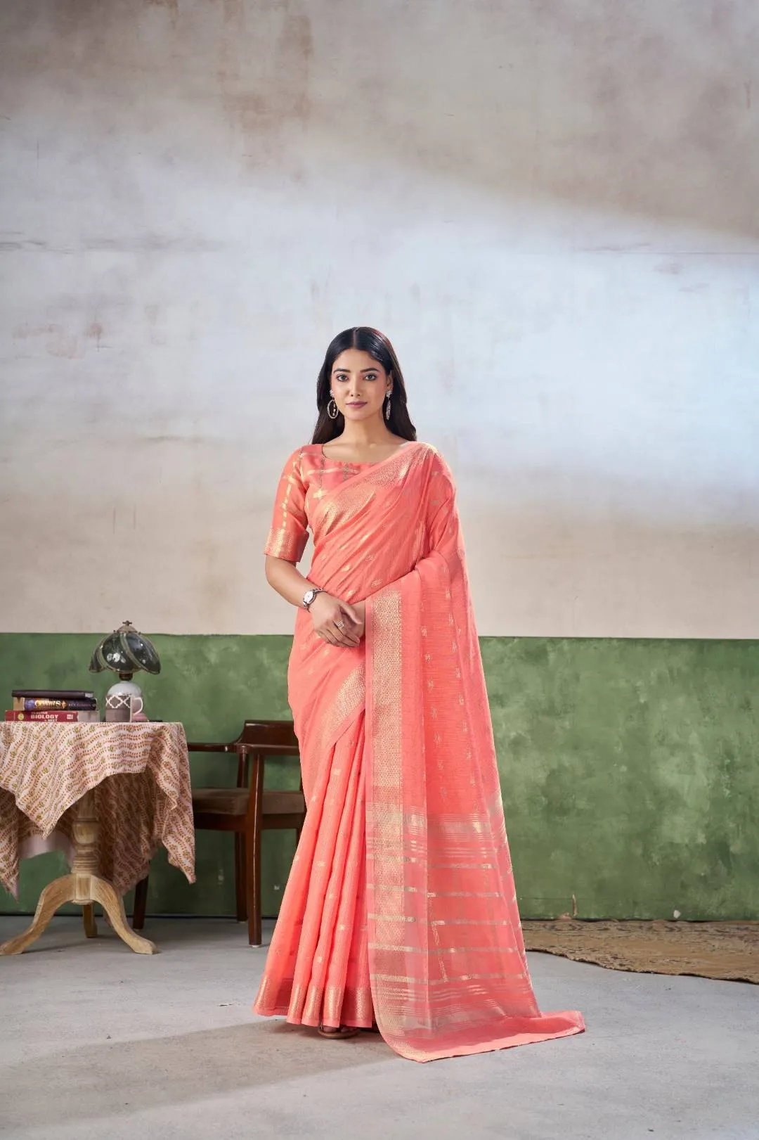 Beautiful Laxmi 1064 Cotton Silk Office & Daily Wear Saree Wholesale Surat 2026