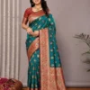 Latest LFK 3003 Banarasi Silk Jacquard Work Wedding Saree Wholesale Surat 2026