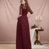 Stylish Shiv Georgette Net Fancy Festival Gown Surat Wholesale Online 2026