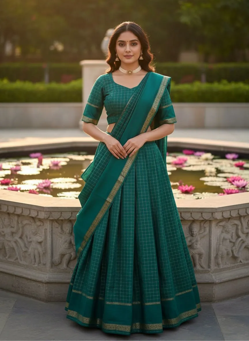 Buy Vally Viscose Georgette Zari Work Festival Lehenga Saree Wholesale Surat 2026