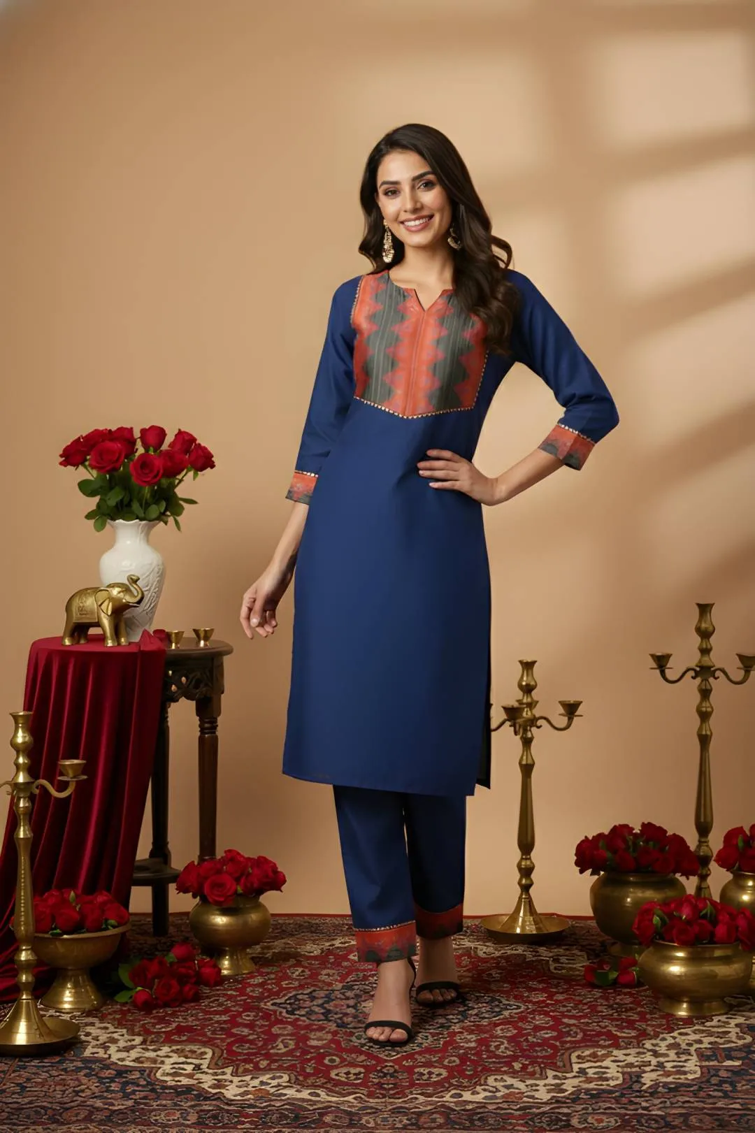 Stylish Shiv 502 Cotton Printed Kurti Pant Set Wholesale Online Surat 2026