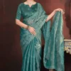 Stylish RBC 5093 Geemichu Silk Sequence Party Wear Saree Wholesale Surat 2026