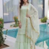 Stylish DKT 5065 Georgeet Embroidery Work Sharara Suit Eid Collection 2026
