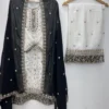 Latest ASD 7103 Georgette Sequence Embroidery Sharara Suit Set Eid Online 2026