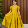 Buy Pari Roman Cotton Long Gown For Women Wholesale In India 2026