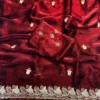 Latest SNT Space Silk Saree Multi Thread Sequence Work 2026