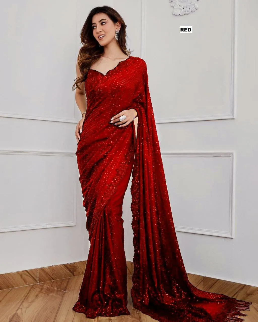 Launching Tamanna 3312 Georgette Bollywood Embroidery Party Wear Saree Wholesale Surat 2026