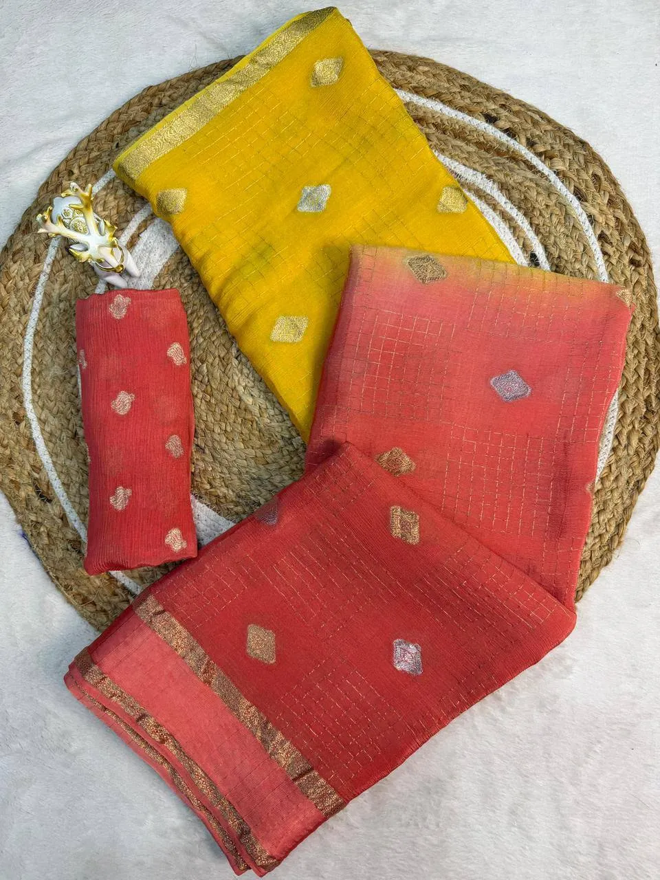 Buy Laxmi 1098 Soft Chinon Silk Jacquard Work Saree Collection 2026