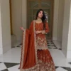 Buy Sabina 1712 Gmy Silk Embroidery Wedding Pakistani Gharara Suti Wholesale Surat 2026