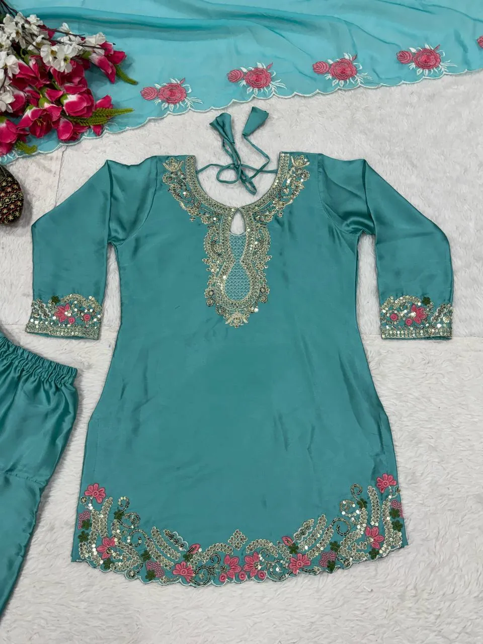 Buy Satin Silk Farshi Salwar Suit Readymade Wholesale in India MRD 3081 2026