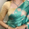 WMN 7012 Kalyzaa Satin Silk Printed Party Wear Sraee Online