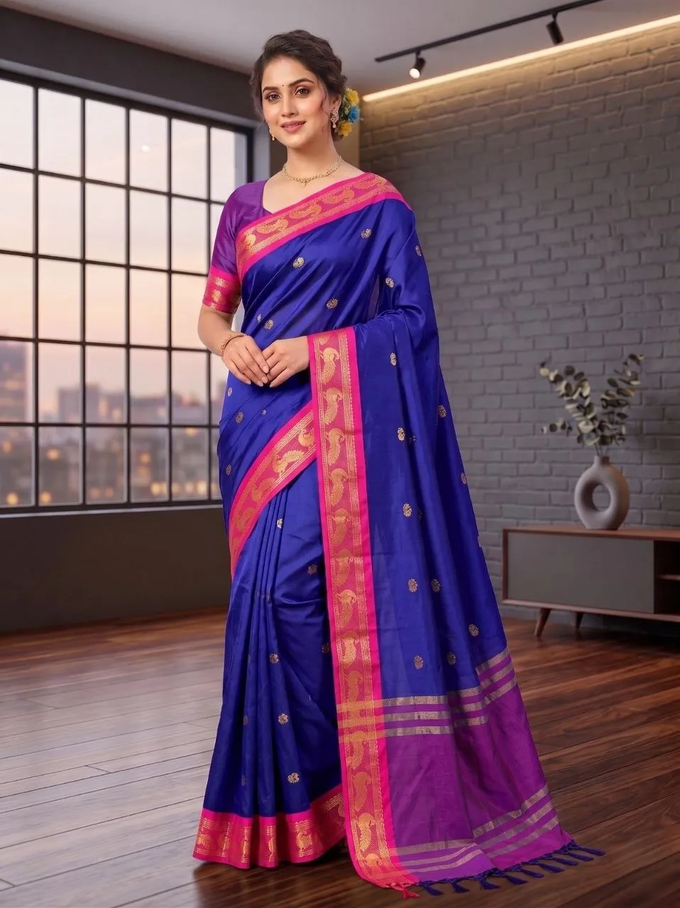 Beautiful SS180 Morpankh Mercerised Silk Zari Work In Manufacturers Surat 2026