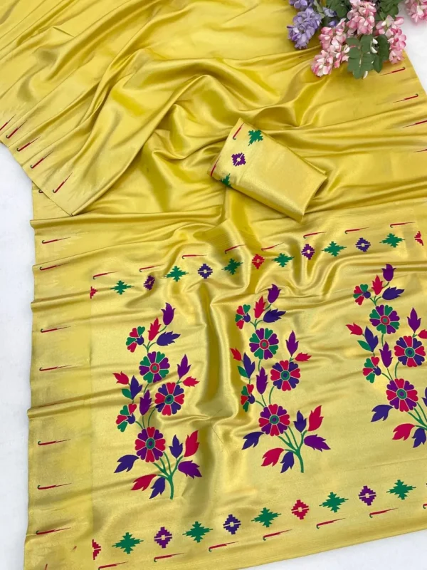 Launching Laxmi 1067 Tissue Silk Weaving Efstival Saree Wholesale Surat 2026