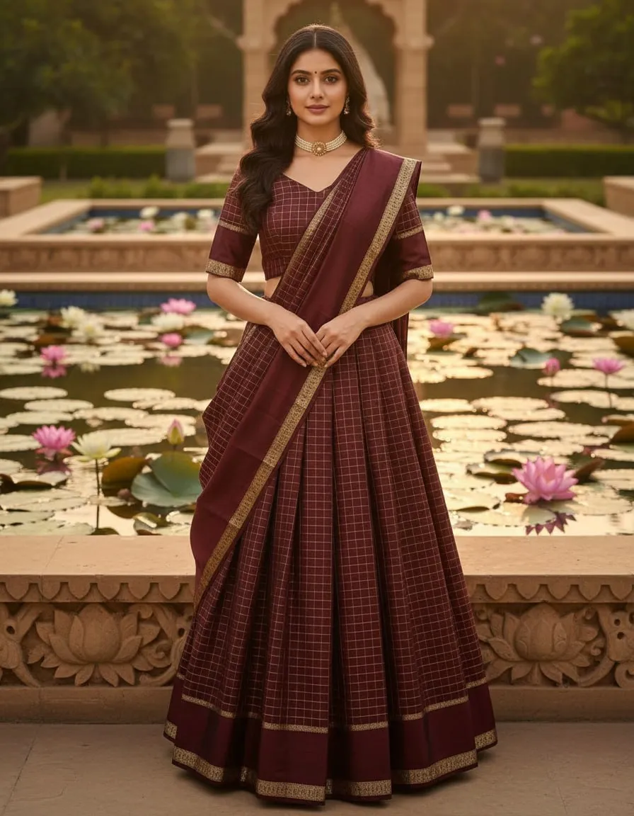 Buy Vally Viscose Georgette Zari Work Festival Lehenga Saree Wholesale Surat 2026