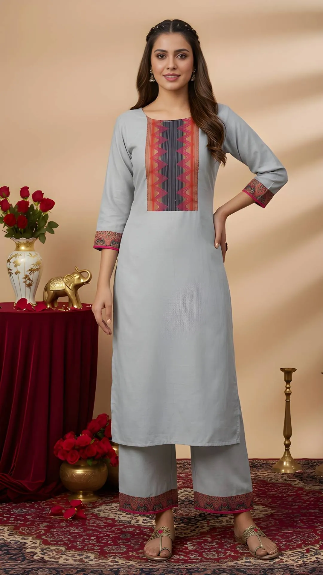 Stylish Shiv 502 Cotton Printed Kurti Pant Set Wholesale Online Surat 2026