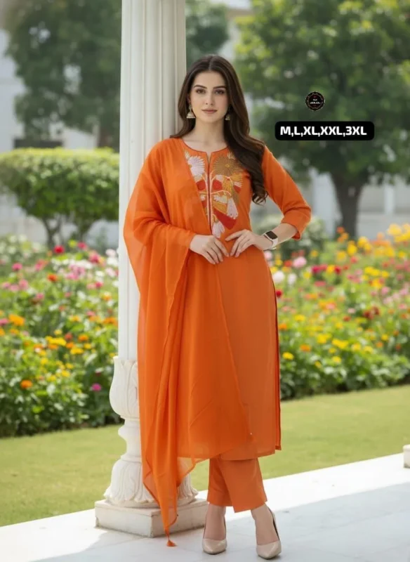 Buy Laxmy Cotton Embroidery Work Festival Readymade Dress Wholesale Surat 2026