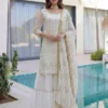 Stylish DKT 5065 Georgeet Embroidery Work Sharara Suit Eid Collection 2026