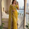 Stylish DKT 5169 Fandy Satin Sequins Work Wedding & Festival Saree 2026