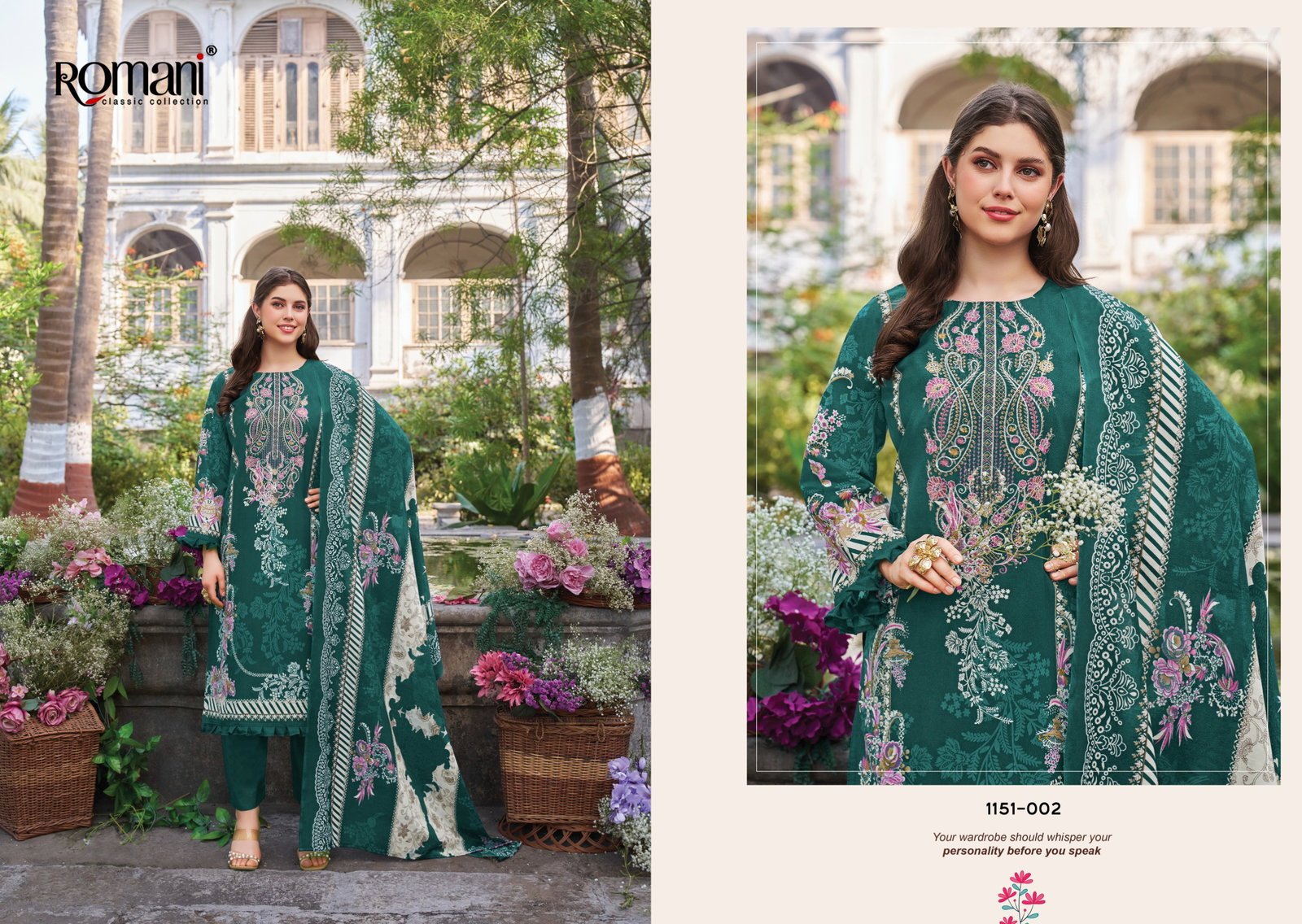 Launching Romani Needle Wonder Vol 13 Cotton Digital Printed Embroidered Dress Material Wholesale 2026