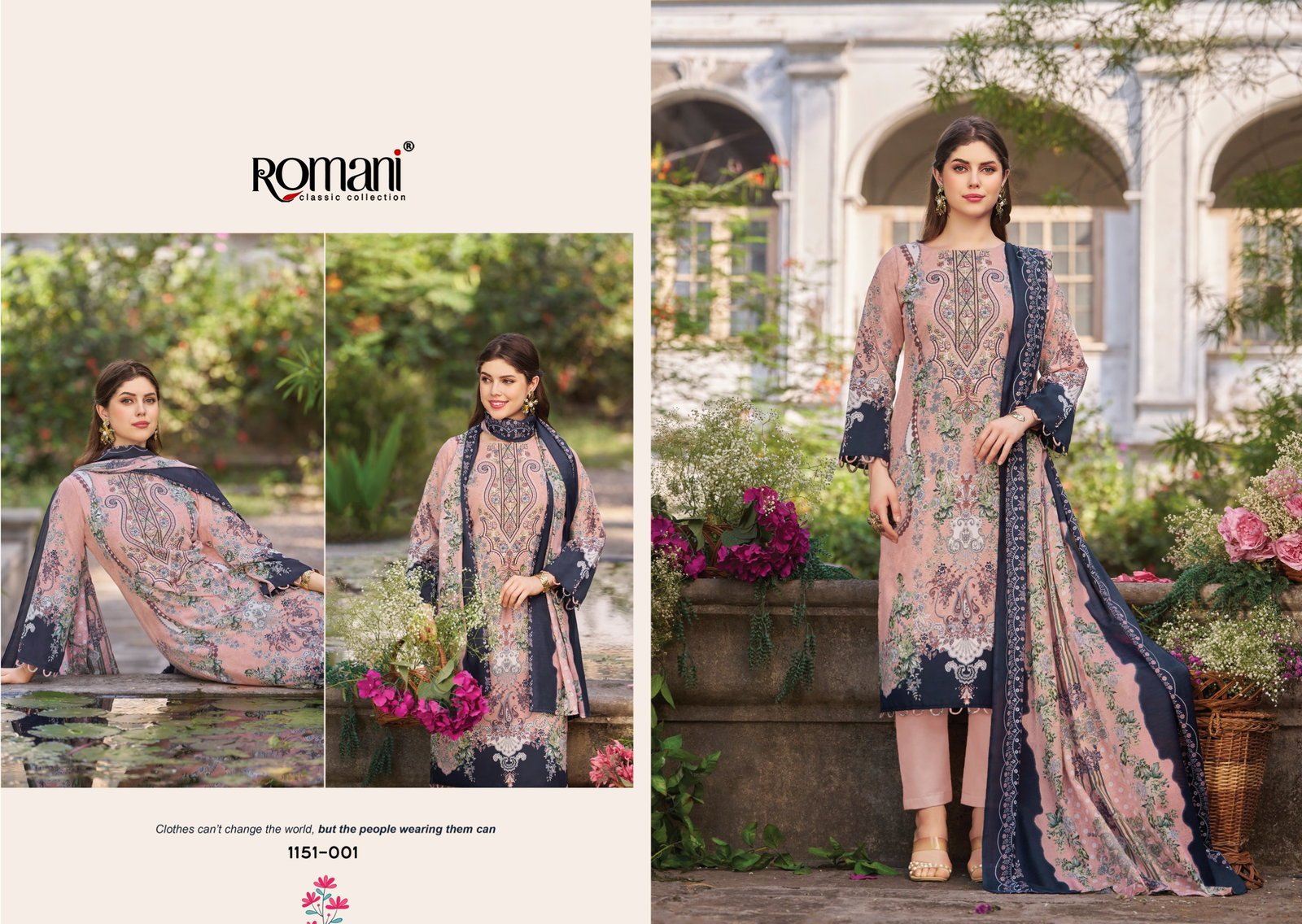 Launching Romani Needle Wonder Vol 13 Cotton Digital Printed Embroidered Dress Material Wholesale 2026