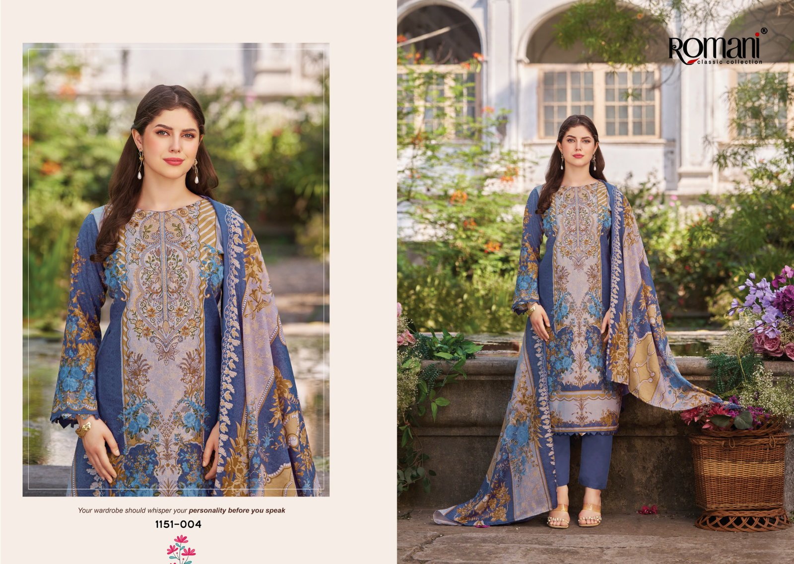 Launching Romani Needle Wonder Vol 13 Cotton Digital Printed Embroidered Dress Material Wholesale 2026
