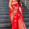 Soft Silk 6001 Lichi Silk Jacquard Work Saree Collection Wholesale