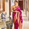 Stylish Soft Silk 6001 Lichi Silk Jacquard Work Saree Collection Wholesale 2026
