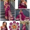 Stylish Soft Silk 6001 Lichi Silk Jacquard Work Saree Collection Wholesale 2026