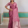 Buy Rajtex Kanthkala Satin Hand Loom Weaving Work Saree Manufacturer in Surat 2026