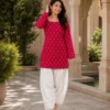 Mohini 9341 Cotton Bandhej Printed Daliy Wear Kurti Pant