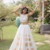 Mohini 7173 Roman Silk Gota Patti Work Trending Garba Navratri Lehenga Top