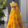 SWT 1202 Organza Printed Festival Lehenha Choli Market in Surat