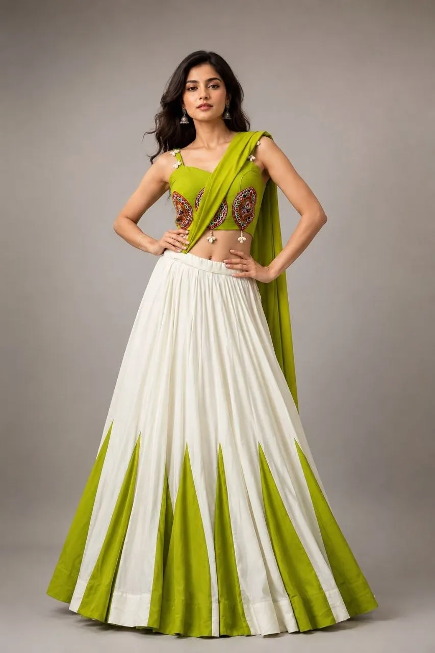 SWT 1203 Cotton Navratri Chaniya Choli