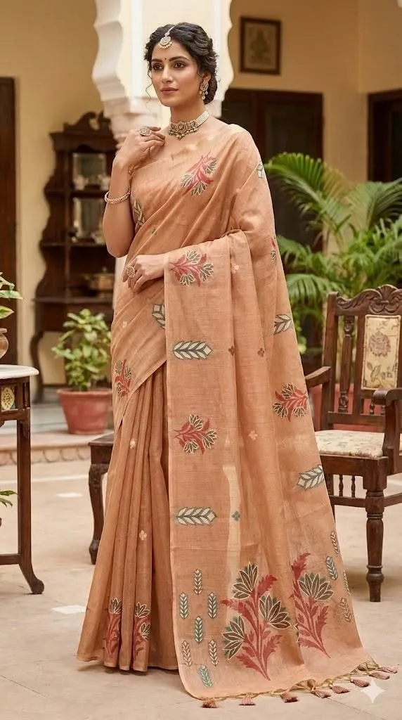 RGS Soft Jamdani Festive Saree