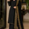 Alia 589 Hamia Silk Sequence Embroidery Work Kurti Palazzo With Dupatta