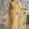 RBC Hansini Organza Thread Embroidery Work Party Wear Designer Saree