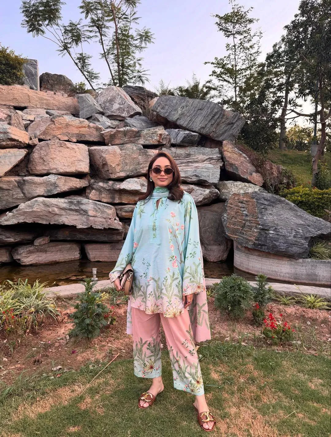 C585 238 Maslin Cotton Office Wear Short Kurti Pant Dupatta