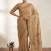 Kusum 872 Priya Simar Silk Printed Khatli Work Saree