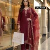 Laxmy 2160 Roman Silk Embroidery Work Party Wear Readymade Dress