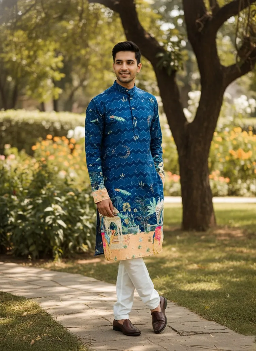Kiara Killer4 Cotton Embroidery Wedding Kurta Pajama Wholesale Market in Surat