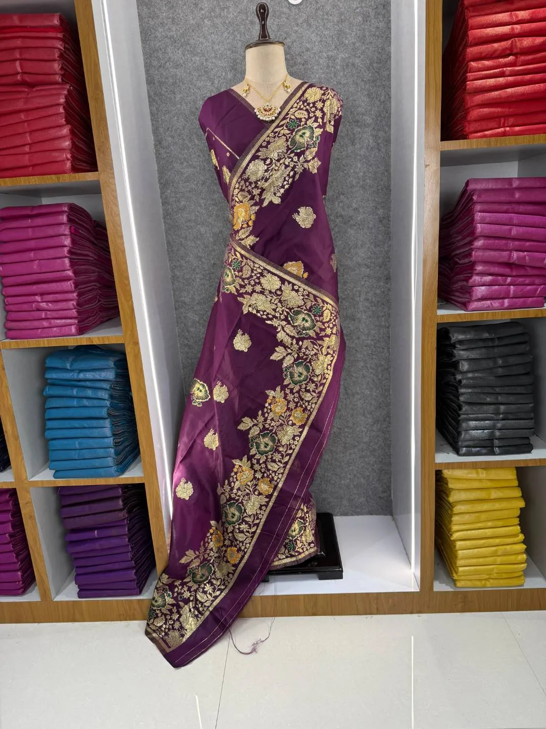 RBC Banarasi Silk Zari Weaving Work Wedding Saree