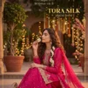 Aashirwad Mumtaz Chinon Silk Wedding Pakistani Sharara Suit
