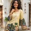 Shiv 1068 Cotton Kalamkari Printed Festival Short Kurti